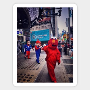 Times Square Manhattan New York City Sticker